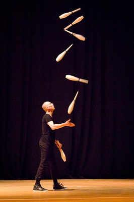 Emil Dahl performing in the gala show, photo courtesy of Luke Burrage